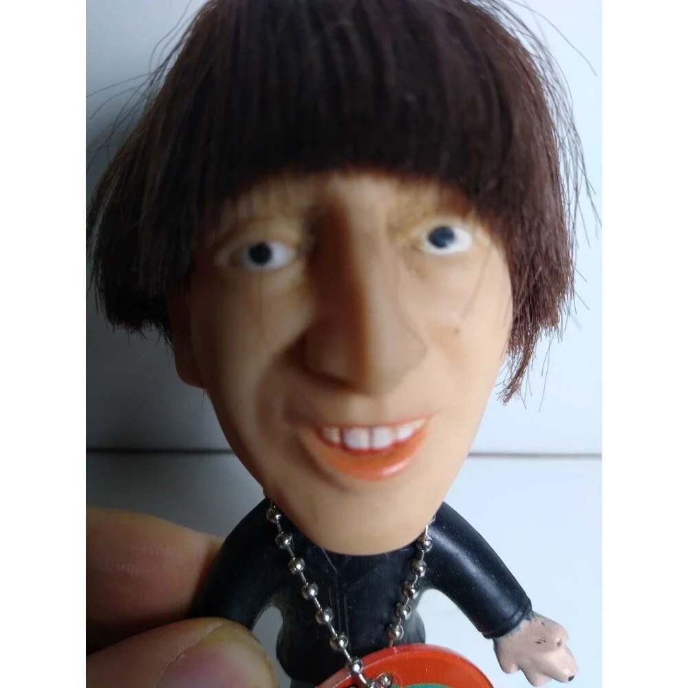 The Beatles Remco Doll John Lennon Doll Original Nems 1964 Hard Body + Keychain